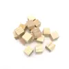 50 piezas bloque de madera maciza de 1 cm cuadrado pequeño accesorio de tablero de juego Meep pieza de repuesto cuadrado pequeño de madera de 1 centímetro