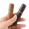 Agujas de coser sin enhebrar para personas mayores y ciegas, Kit de costura de cubo de madera colgante lateral sin enhebrar