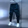 Calça esportiva versátil e moderna, calça jogger masculina fina e elástica para o verão, confortável, estilosa, calça casual de alta qualidade