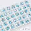 Dongzhou Diamante para Unhas 10*8.8mm Coração Geométrico Fundo Pontiagudo Diamante DIY Brincos Joias Diamante Brilhante Decoração de Unhas Diamante