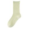 Calcetines para mujer calcetines apilados verano delgados calcetines de hielo 2025 nuevas explosiones fresco modal mes sin costuras