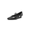 Tacones de Cuña Simples Estilo Francés de 3 cm para Mujer, Zapatos Mary Jane Nuevos de Primavera 2026 con Punta Cuadrada, Tallas 33-43, Zapatos de Exportación