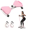 Máquina de Twisting de Cintura para el Hogar Disco Giratorio de Cintura para Fitness Equipo de Ejercicio Lumbar Máquina de Twisting con Cuerda de Tracción Silenciosa Máquina Giratoria para Tonificación Abdominal y Moldeado Corporal