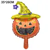 Globos Mini de Papel de Aluminio para Halloween: Globos de Papel de Aluminio de Calabazas, Fantasmas, Esqueletos, Murciélagos y Arañas de Dibujos Animados