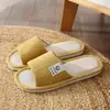 Zapatillas de Algodón para Pareja de Primavera y Otoño para Mujer Verano Lino Hogar Interior Piso de Madera Suela Suave Casual Antideslizantes Zapatos Precio Especial