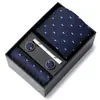 Corbatas para Hombre Nuevas Más Vendidas de Negocios y Boda Estilo Europeo y Americano Juego de Seis Corbatas Empaque de Caja de Regalo