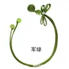 Nuevo Qipao Estilo Chino de Bai Xi con Perlas de Jade Tejidas a Mano, Espiral de Incienso con Forma de Libélula, Cola Larga y Botones Decorativos Tradicionales