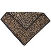 Atacado de fábrica transfronteiriço europeu e americano leopardo estampa lenço de algodão lenço de cabeça de equitação ao ar livre vestido de equitação lenço facial multifuncional hip hop lenço quadrado