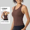 Nuevo Top de Yoga Estilo Transfronterizo con Almohadillas Integradas en el Pecho, Ropa Interior Antibacteriana, Sujetador Deportivo para Mujer que Realza la Espalda