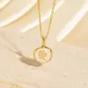 Moda Transfronteriza Accesorios de Flor de Tulipán Collar Estilo Dulce Colgante Pequeño de Flor Fresca Cadena para Suéter Versátil con Temperamento