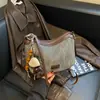 Bolso de Tejido Casual para Viajes Diarios de Mujeres, Nuevo Bolso Grande de Paja de Gran Capacidad, Bolso de Hombro Cruzado de Moda de Nicho para Vacaciones en la Playa