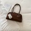 Shuai Mijia 2026 Nueva Bolsa de Axila Vintage de Gran Capacidad, Bolso Almohada Moderno y Sencillo, Bolso de Hombro de Nicho para Viajes Diarios