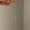 "Fragmento Azul Dorado Estrella" Pulsera de Retazos Estilo Minimalista Zafiro Sintético, Lujo Ligero Nicho Versátil Diario Joyería No Repetitiva