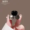 Exquisito Clip de Garra Pequeña de Perla de Pedrería Temperamento de Alta Gama Clip para Flequillo Estilo Coreano Nuevo Clip Lateral Clip para Recoger el Cabello a Mitad Pinzas para el Cabello