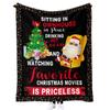 Cobertor de comércio exterior com tema de Natal, cobertor de flanela com envelope impresso, cobertor infantil, intervalo para almoço, ar condicionado, cobertor de bebê