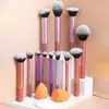 Set de Pinceles de Maquillaje de Dos Colores Individuales Transfronterizo Set de Maquillaje de Tubo Largo Portátil Pincel Set Completo Portátil de Herramientas de Belleza