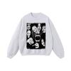 Sudadera Trendy para Hombre Estilo Callejero Retro Europeo y Americano Personalizada Estampado de Dibujos Animados Estilo Coreano Algodón Lavado Holgada con Capucha Trendy para Mujer