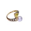 Accesorios DIY Anillo de perlas de plata de ley S925 soporte vacío anillo de atmósfera exquisita soporte para anillo semiacabado 8-12 mm mujeres