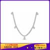 Panjia Novos Produtos Listados Cobre Branco Banhado a Prata Pulseira de Pérola Colar de Diamante Colar Redondo