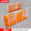 Miniso Vitrine de Ilha Laranja Dupla Face Loja de Joias Boutique, Lingerie, Produtos para Bebê, Papelaria, Pet Shop, Capas de Celular, Prateleira de Produtos Premium