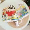 Guarda-chuva Transparente com Design de Gato Branco, Totalmente Automático, Estilo Anime, Manual, Fofo, Alto Valor Estético, Dobrável, para Influenciadoras Femininas, Crianças, Desenhos Animados, Estudantes