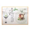 Paño de cocina al por mayor tapete de té gamuza tapete de té terciopelo coral tela de té pintado chino moda nacional estilo antiguo tapete para taza de té tapete de té altamente absorbente