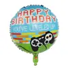 Globo de aluminio al por mayor de 18 pulgadas con tema de juego de pelota de Fortnite para decoración de fiesta temática, diseño de lugar