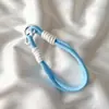 Cuerda para teléfono móvil, nueva cuerda tejida para la muñeca, cadena antipérdida, funda para teléfono móvil, cámara CCD, cordón colgante a color.