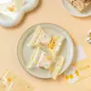 Bolsas de Empaque Crujientes de Copos de Nieve, Bolsas Selladas a Máquina, Dátiles de Leche Horneados, Turrón, Galletas, Papel de Caramelo, Toffee, Paquete Variado Navideño