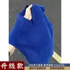 Chaleco Deportivo con Patrón de Escamas de Dragón para Hombre, Estilo Camiseta sin Mangas Azul, Transpirable, Desestructurado, de Entrenamiento, Verano, Cuello en V, Retazos