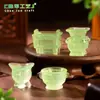 Paisagem miniatura transfronteiriça, ornamentos de bronze criativos retrô que brilham no escuro, peças decorativas DIY, acessórios para caça ao tesouro, miniaturas de mesa