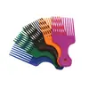 Peine Transfronterizo para Hombres Estilo Cabeza de Aceite Peinado Hacia Atrás Recogedor de Cabello Retro Distribución Textura Teñido del Cabello Peine de Peluquería Peine de Dientes Grandes