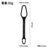 Llave de anillo de doble punta multifuncional de 8-22 mm, llave hexagonal de doble punta para tuercas de tornillo con varios diámetros