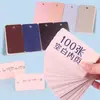 Celebridade da Internet Papel Cartão em Branco Cartões de Palavras em Inglês Cartões de Memória Manuscritos para Aprender a Escrever e Cartões de Alfabetização Autocriados