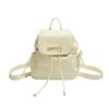 Mochila Fashion com Laço Bolsa Feminina 2025 Verão Nova Mochila Estilo Coreano Estilo Faculdade Bolsa de Balde Portátil