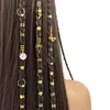 27 Piezas de Lazos Dorados de Margarita Forma de Rosa Accesorios para el Cabello Retro Sencillos de Moda Anillos para el Cabello Modelos Más Vendidos Nuevos 2026