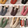 Calcetines de Nieve Personalizados para Mujer, Otoño/Invierno, Cachemir, Protección contra el Frío, Engrosados, Cálidos, hasta la Pantorrilla, Calcetines de Hogar, Temporada Otoño/Invierno, Calcetines de Hogar Antideslizantes