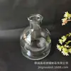Botella de perfume de vidrio transparente de 150 ml al por mayor 2000G botella vacía de vidrio con barriga botella de fragancia para el hogar decoración cubierta de silicona