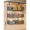 Estante de almacenamiento colgante para la litera inferior en dormitorios, una herramienta mágica para ahorrar espacio para libros y estantes, estante de almacenamiento de cama para dormitorio estudiantil