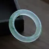 Pulsera Certificada de Jade Azul Hielo de Alta Calidad, Pulsera de Jade Espuma de Agua, Pulsera de Jade Azul Cielo Similar al Cuarzo, Artículo de Regalo Color Esmeralda