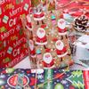 Conjunto de Papel de Presente de Natal Mais Vendido da Amazon Casa com Floco de Neve Vermelho Árvore de Natal Papel Artesanal DIY