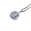 Pingente personalizado em prata de lei S925 masculino estilo retrô retrô étnico feito à mão fosco design de nicho estilo moda nacional sólido