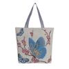 Estilo étnico lona saco grande de lado único jacquard bordado elefante bolsa bolsa de ombro versátil animal padrão bolsa das mulheres