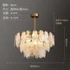Lustre de Sala de Estar Nórdico Todo em Cobre Iluminação de Cristal Lâmpadas de Luxo Retrô Francesas Pós-moderno Simples Novo 2022