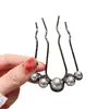 Nuevo y Elegante Peine para el Cabello de Viaje con Perlas, Peine de Cuatro Dientes para Recogidos, Pasador para el Cabello para Mujeres, Peine Vintage para el Cabello