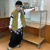 Chaleco para Niños Niños 2025 Primavera y Otoño Chaleco Delgado para Niños Pequeños Japonés Casual Top Chaleco de Trabajo Ropa Exterior Moderno