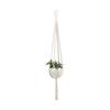 Jardinagem Pendurado Bolso Tecido à Mão Corda de Algodão Natural Cesta Pendurada Vaso de Flores Planta Pendurado Bolso Varanda Vaso de Flores Bolso de Rede