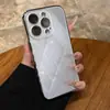 Vidro de Espelho Adequado para Iphone17Promax Apple 15Pro Moldura Galvanizada 16P Capa Protetora Anti-Queda Cobertura Total