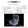 Caja Vacía Transparente Cuadrada para Mascarilla Caja de Almacenamiento de Tapones para los Oídos de Plástico Caja Antipolvo Juego de Caja de Exhibición de Muestras de Herramientas