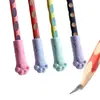 Tampa de Lápis de Garra de Gato, Tampa de Lápis de Silicone Macio de Aparência Elegante para Estudantes, Capa Protetora para Ponta de Caneta, Tampa de Lápis Infantil, Tampa de Lápis